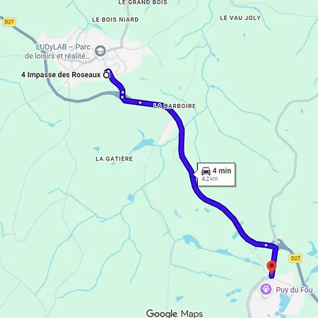 Prive, A 5 Km Du Puy Du Fou Dom wakacyjny