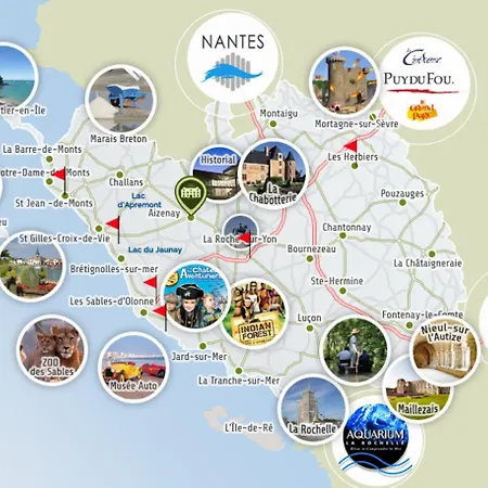 Prive, A 5 Km Du Puy Du Fou Dom wakacyjny